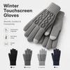 Jacquard Knit Touchscreen Gloves Synthetic Fabric Knit Gloves New Winter Gloves  Outdoor Activities