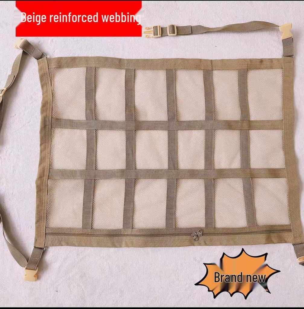 Car Roof Storage Net Pocket - Hanging Luggage Organizer