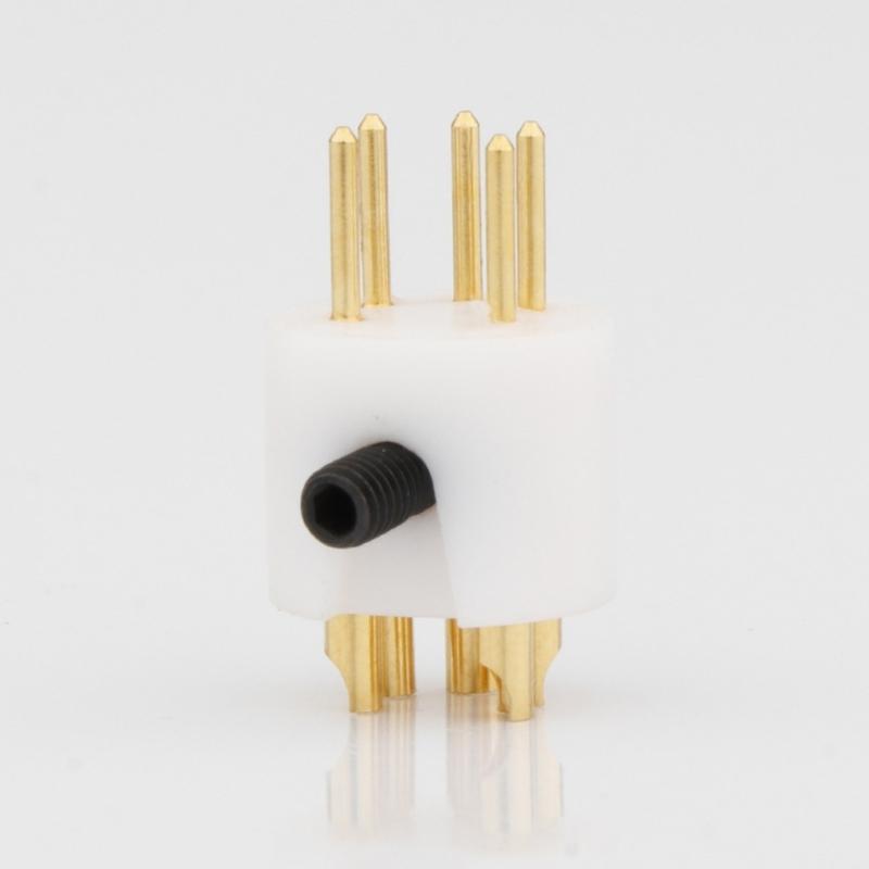 Turnlabe 5pins M DIN Gold Plated Connector Plug Turntable Tonearm 5pin Male DIN Connector FOR REGA LINN ROKSAN PROJECT
