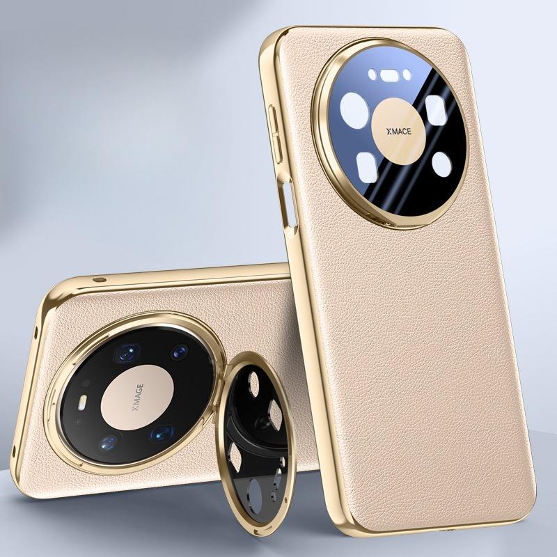 Case for Huawei Mate80promax, Vegan Leather with Metal Lens Mount