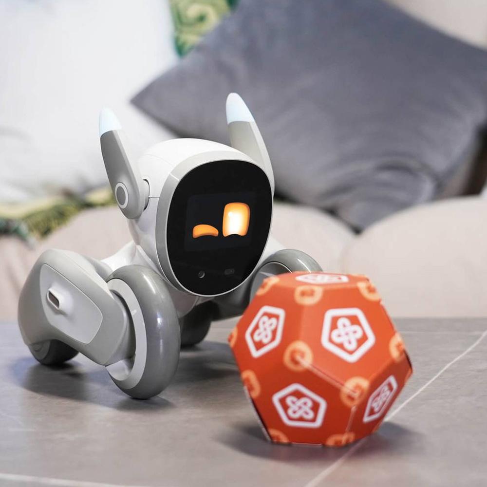 Loona EPP3.0 AI Smart Robot Dog, Powered by GPT-4, Voice Command & Gesture Recognition, Real-time Interaction for Kids with Charging Dock