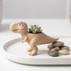 3D Printed Dinosaur Flowerpot Ornaments Mini Potted Planter Dinosaur Statue T-Rex Plant Pot  Gift