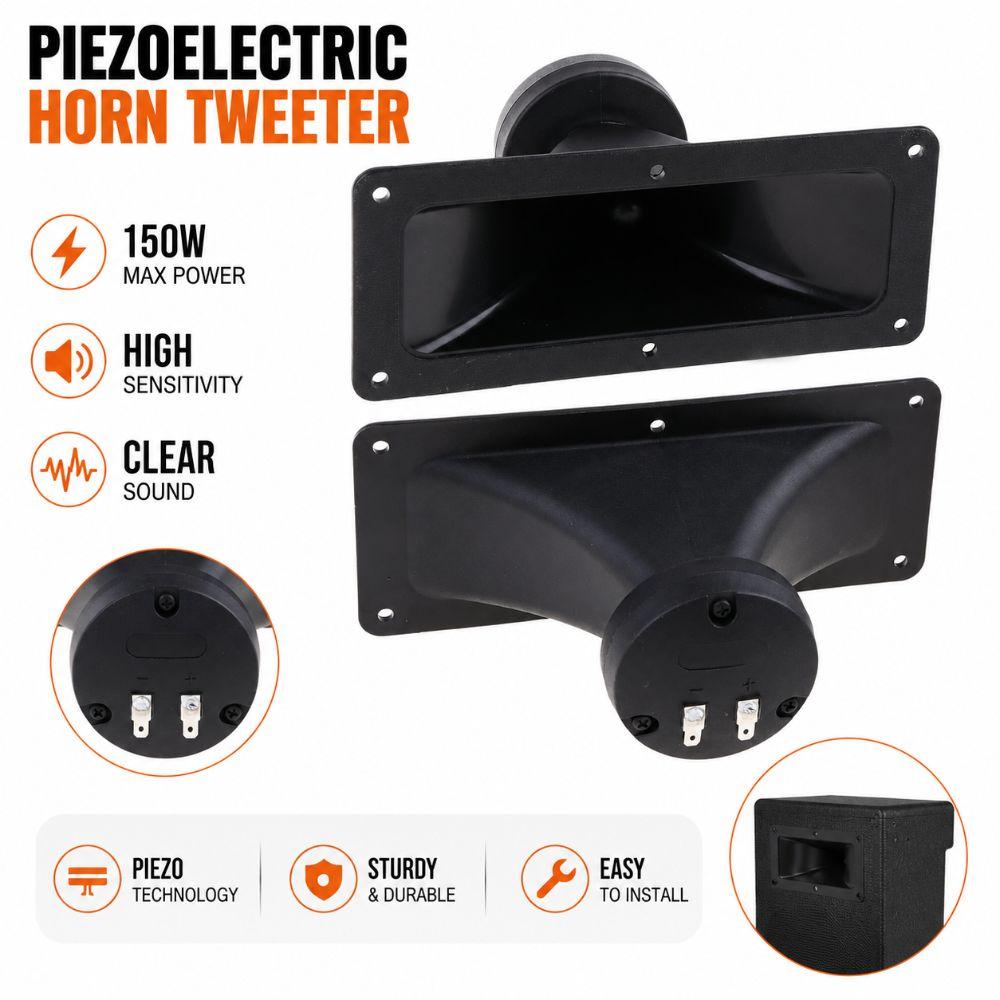 150W Piezoelectric Tweeter Dual Drive Audio Speaker New Treble Speaker