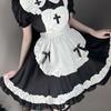 Kostým služky Cosplay Ženy Klasické Šaty služky s krátkým rukávem Oblečení Japonsko Sexy Lolita Zástěra Uniforma Halloween Oblečení zdravotní sestry