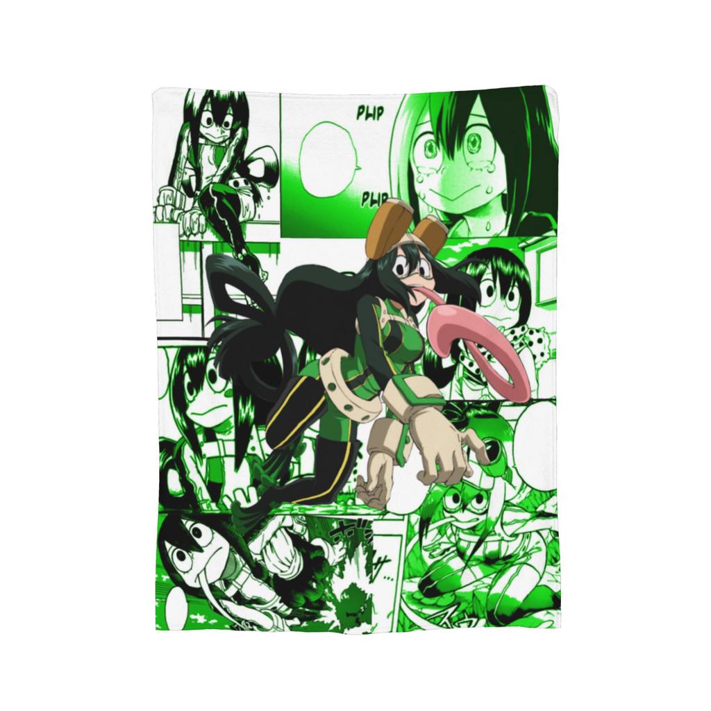 Todoroki Shoto Blankets My Hero Academia Anime Manga Fleece Vintage Warm Throw Blankets for Chair Covering Sofa  Winter,