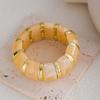 Gradient Acrylic Stretch Bracelet: Geometric Sugar Cube Design for Women