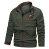 New Spring and Autumn Men's Nylon Jacket Korean Fashion Youth Casual Jacket Stand Collar Baseball Uniform Men's Clothing