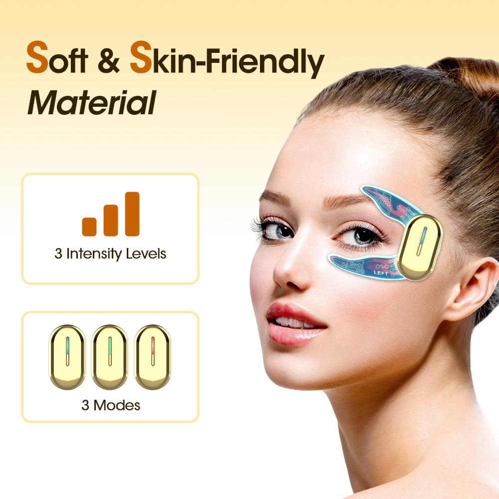EMS Micro-current Face Eye Massager Eye Care Massage For Reduce Dark Circles Lines Swelling Anti-Wrinkle Eyes Facial Lifting