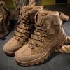 Outdoor High-altitude Combat Boots Security Military Training Shoes Hiking Mountaineering Plus Size