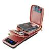 Crossbody Leather Wallet Case For Samsung Galaxy Z Flip 7 FE 6 5 4 3 5G Flip6 Flip7 Long Lanyard Zipper Card Holder Purse Cover