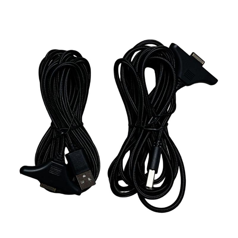 

2 Piece 45W Power Magnetic Type C Charging Cord Wire High Durability Nylon Braided Cable Supports 15V/3A Fast Charging 1
