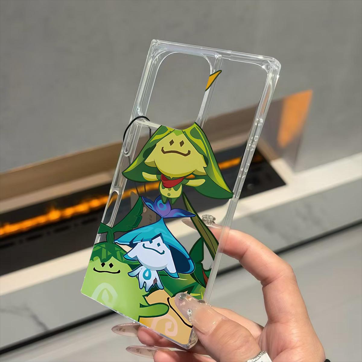 

Clear Square Back Tube Case Protection For iPhone 11 12 13 15 Plus 14 Pro Max 16 ProMax Anti-Oxygen,Forest Pixie Pattern Casing iphone 11 ProMax