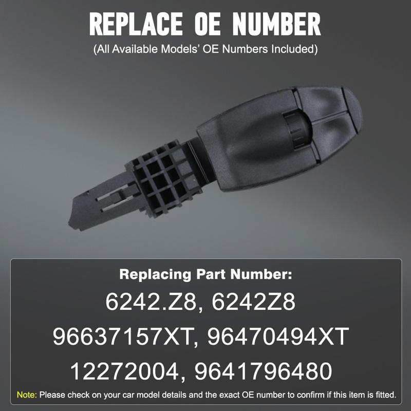 Cruise Control Stalk Switch for Citroen BERLINGO C5 C6 C8 XSARA Peugeot 206 307 308 3008 406 407 607 807 PARTNER 96637157XT