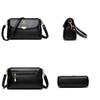 Women Bag Fashi Shoulder Bag Quality PU Leather Elegant Flap Retro Female Messenger Classic Multiple Pockets Crossbody Handbag