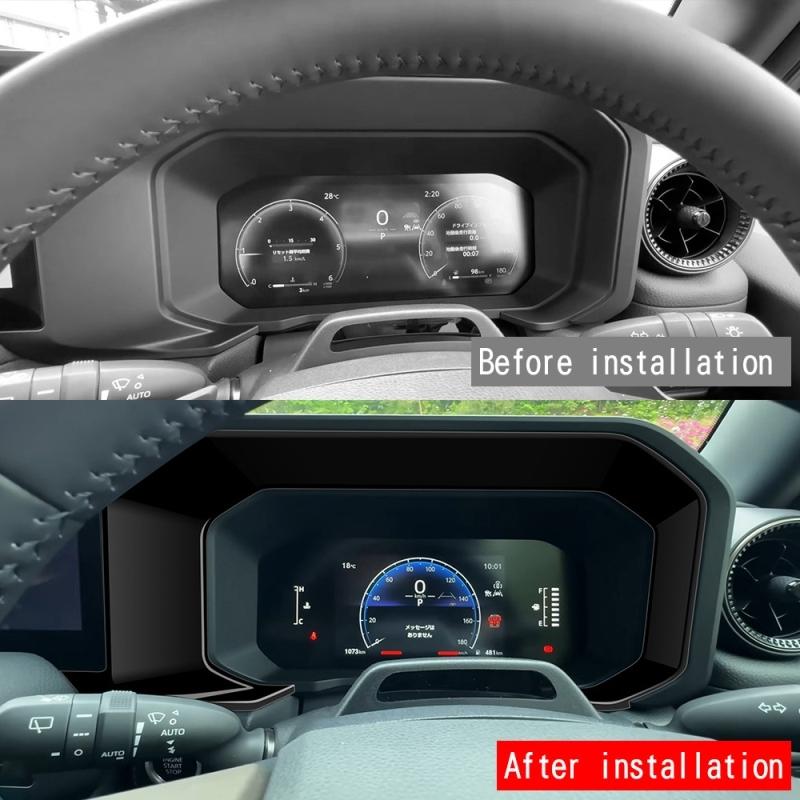 LHD RHD For Toyota Land Cruiser 250 Prado LC250 2024 2025 ABS Wood Front Dashboard Trument Meter Display Screen Panel Cover