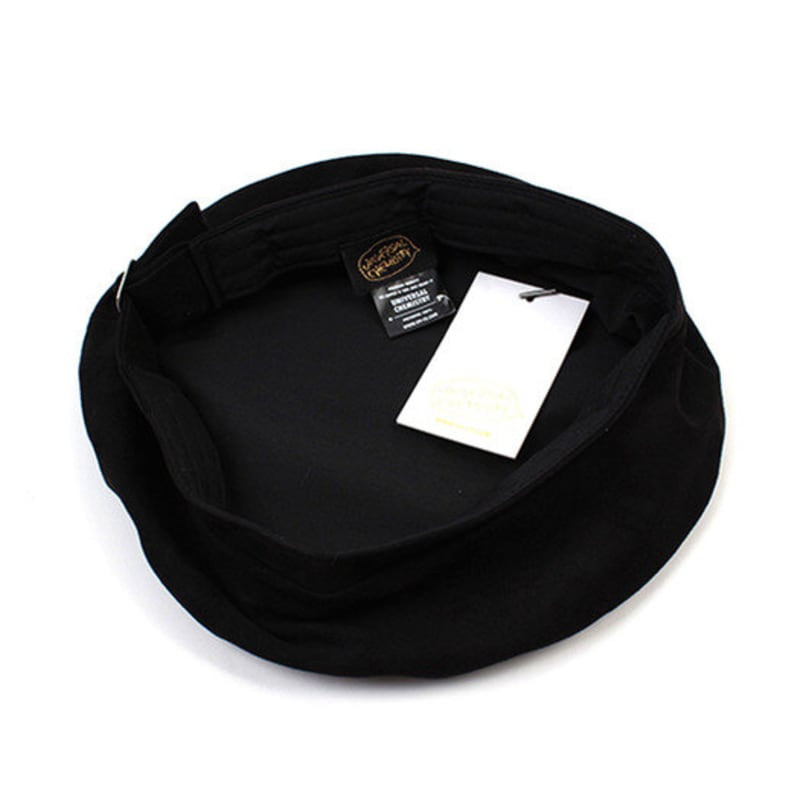 Universal Chemistry Belted Black Suede Beret Beret