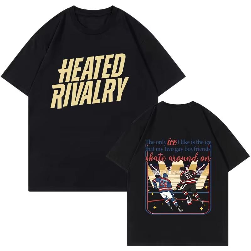 

Heated Rivalry Print T Shirt Unisex Hip Hop Tees Tops Hot TV Fashion Tshirt Unisex Women Graphic Vintage TShirt Streetwear Clothes 4XL