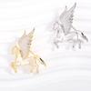 Stylish Brooch Multifunctional Accessory Flying Horse Badge Animal Brooch Perfect for Fashion Enthusiasts Present