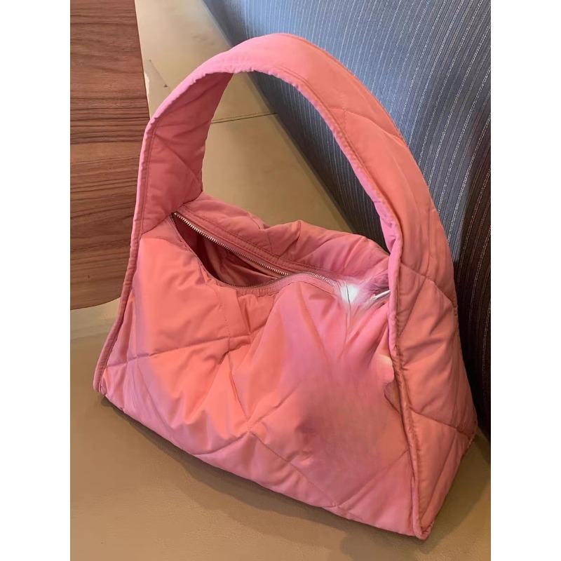 

Осенне-зимняя сумка-кошелек Diamond Check Down для женщин, милая легкая сумка под мышкой, большая вместимость, однотонная сумка