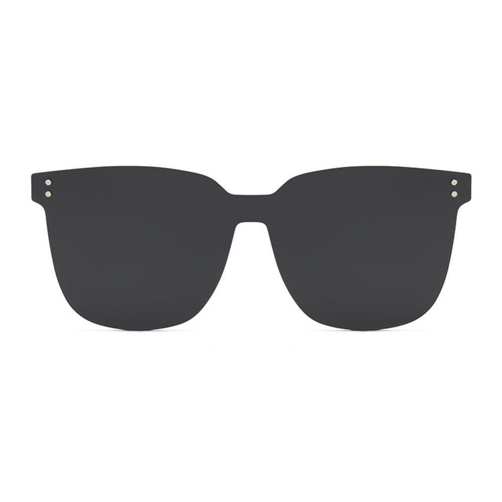 Magnetic Sleeve Polarized Glasses Clip Myopia Night Vision Sunglasses Men'S And Women'S Square Flat Glasses