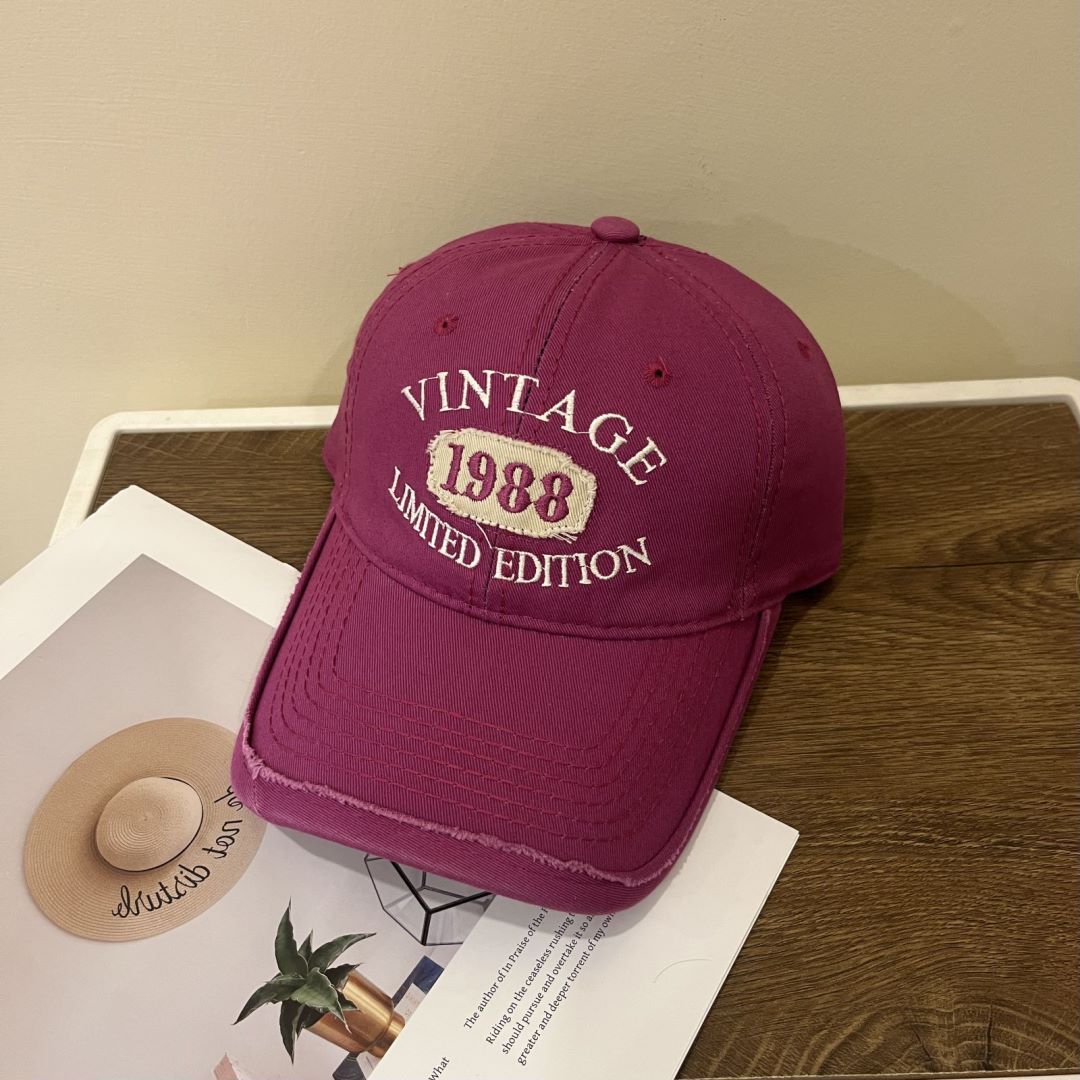 

Wide Brim American Letter Embroidered Baseball Hat for Women Trendy Couple Casual Sun Hat M（56-58cm）