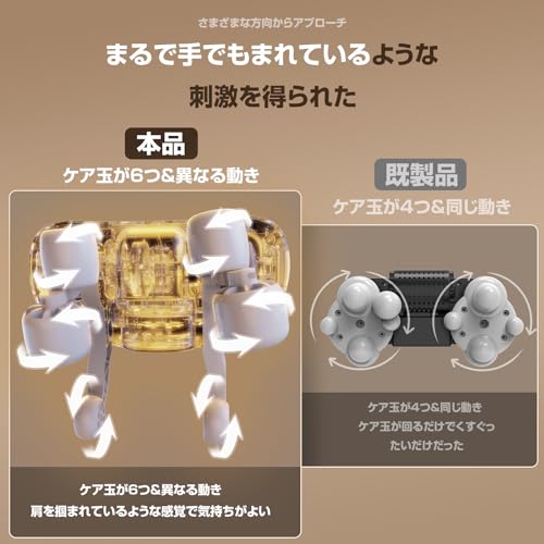 Liaolee Neck Care Relaxation Device for Neck, Shoulders, Waist, Back, and Thighs, with Heating Function, Cordless, USB Rechargeable, Adjustable Intens