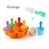 Ice Cream Mold Silicone Popsicle Bar Reusable Non-stick Ice Cube Tray Homemade Food for Kids Mini DIY Family Party Essentials 6