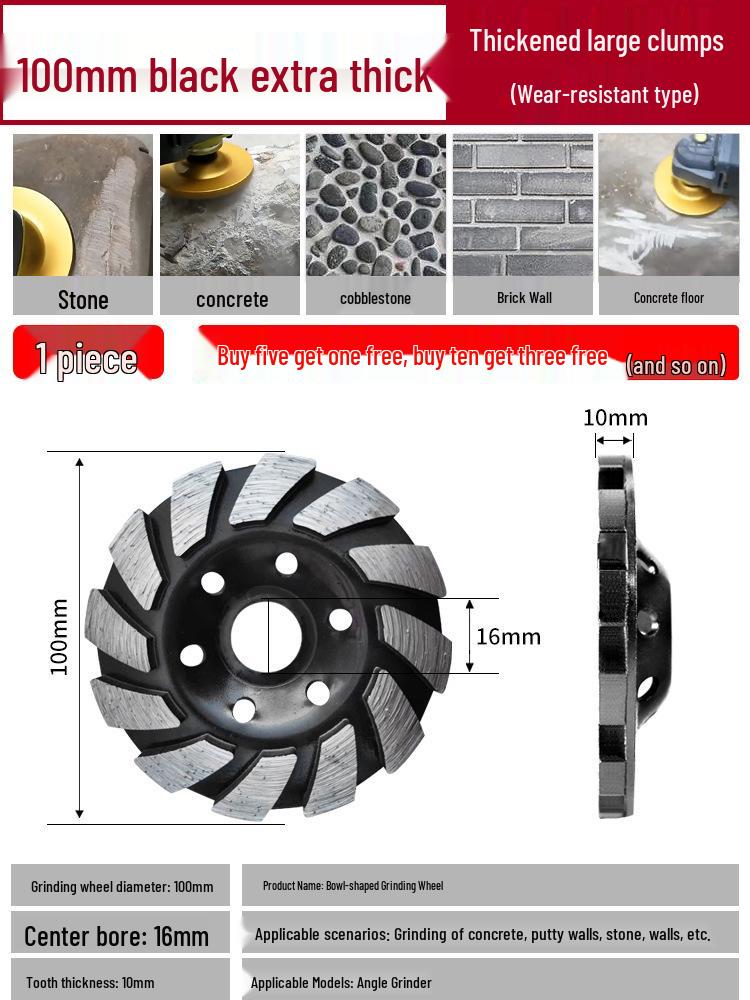 Diamond Concrete Grinding and Polishing Disc for Angle Grinders