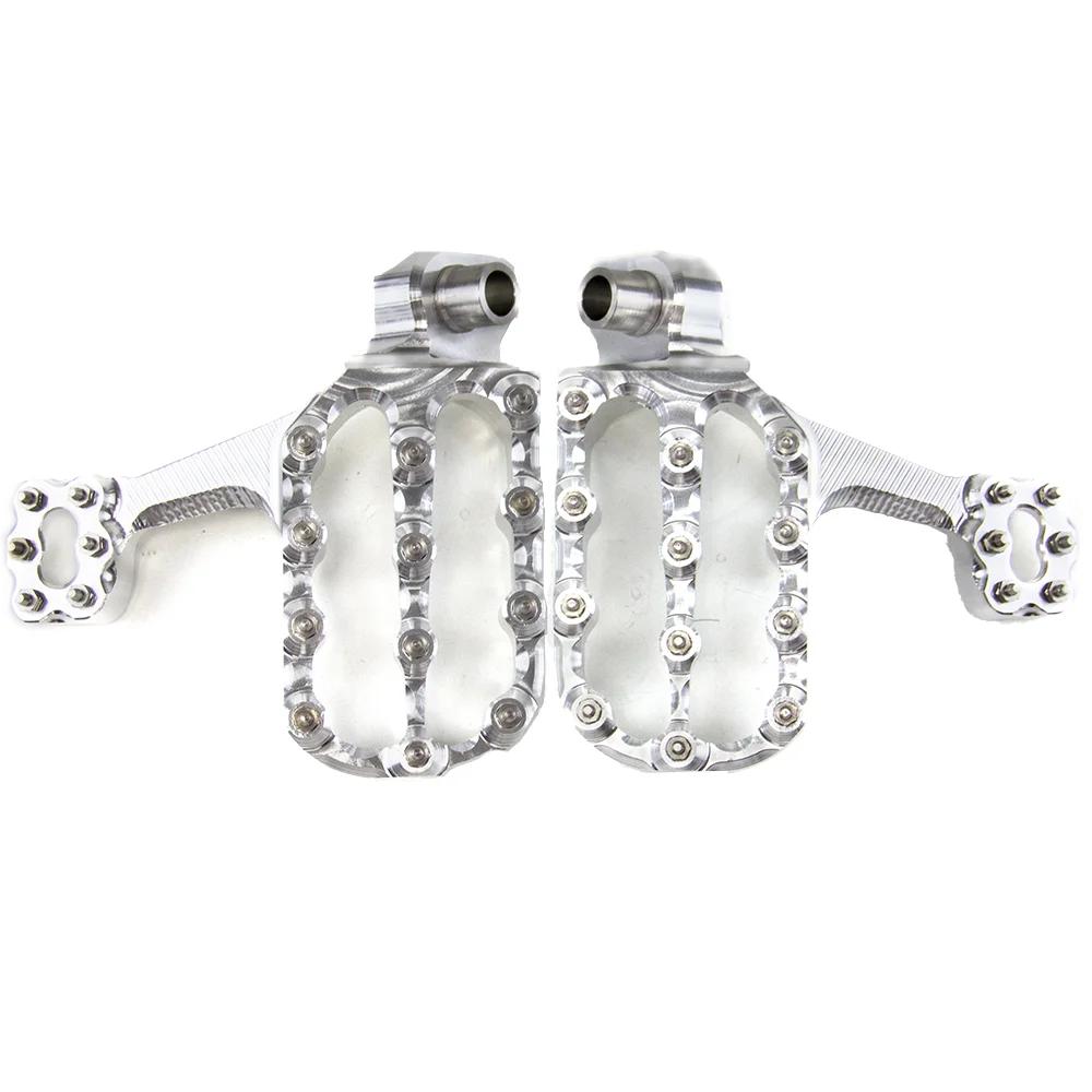 Motorcycle Universal CNC Foot Rests Pegs Motorbike Dirt Pit Bike Footpeg Pedals Off-Road FootRest For Suzuki Yamaha Honda KTM