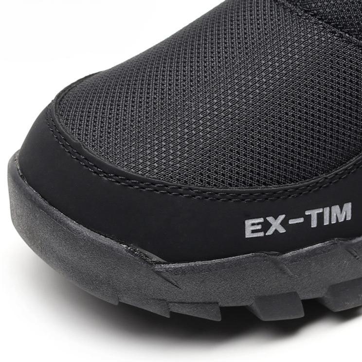 Pánské zimní sněhule s teplými a nadýchanými bavlněnými botami Pánské nepromokavé a protiskluzové silné vysoké outdoorové boty