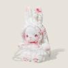 New Bunny Plush Bag Lolita Princess Shoulder Bag Long-eared Rabbit Pearl Chain Purse Crossbody Bags Long-eared Rabbit