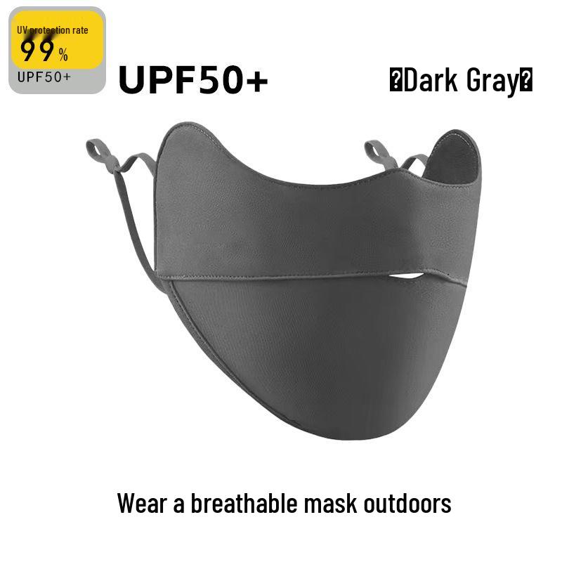 

Gradient Blush Women s Ice Silk Sunshade Mask - UV Protection & Breathable One Size