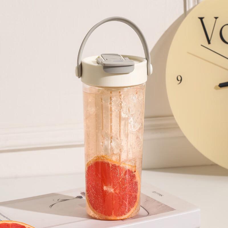 Shangqi 316 Stainless Steel Dual-Use Sports Water Bottle with Straw