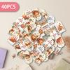 40pcs, Christmas tags, gift labels, party decorations, DIY cards, holiday home decor, greeting cards, party cards, gift twine