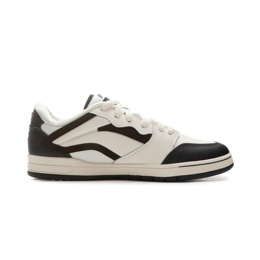 New LiNing Anti Slip Wear Resistant Low Top Skateboard Shoes Men's Black White AEPV035-2