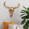 3D Djurskalle Väggkonst Skulptur Figur för Köksinredning