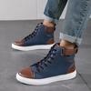 Large Size Men's Boots New Men Casual Shoes Breathable Vulcanized Shoes for Men Hot Selling High Top Male Casual Shoes Botines