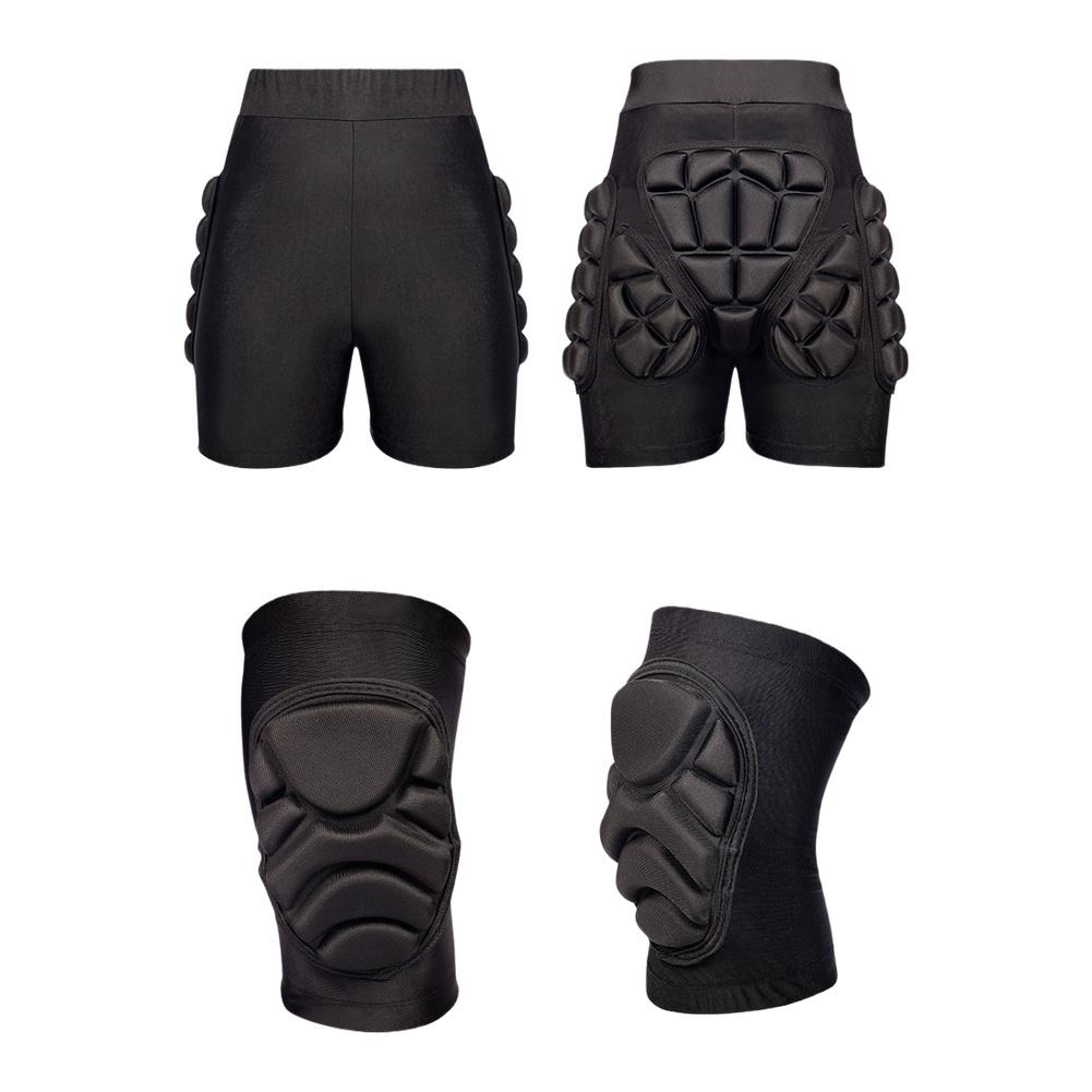 Ski Hip Protector Pants Thickened Hip-covering Pants Knee Pads Ice Skating And Fall Prevention Outdoor Ski Protective Gear