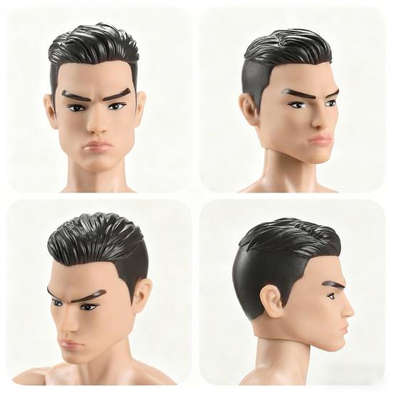 45663 Scale Male Muscular Action Figure Body with Removable Head Highly Articulated Multi-Jointed Figure Ornament