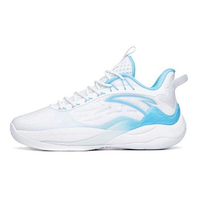 Jianshan 2 Shock Absorbing Non-Slip Durable Low-Top Basketball Shoes Men Sneakers White Blue 112221601-1