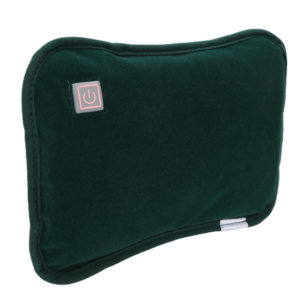 Hand Warmer Waterproof Electric Heating Pillow USB PlugIn Handwarmer Pocket Pouch(Dark Green )