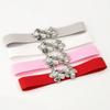 New European and American Elastic Elastic Women's Belt Fashionable Versatile Flower Buckle Decorative Belt with Coat Waist Seal