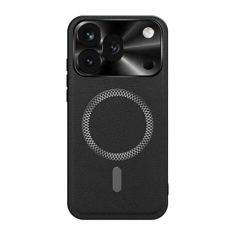 For Honor 600 400 300 200 Pro 300Ultra High End Leather Metal Magnetic Ring Phone Case