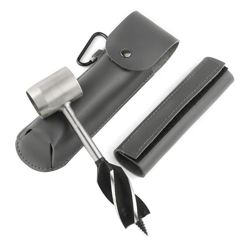 1 buc burghiu de supraviețuire în aer liber pentru prelucrarea lemnului burghiu manual pentru camping burghiu manual Zhiluo burghiu pentru găurit lemn și set de instrumente de tăiere a lemnelor de foc