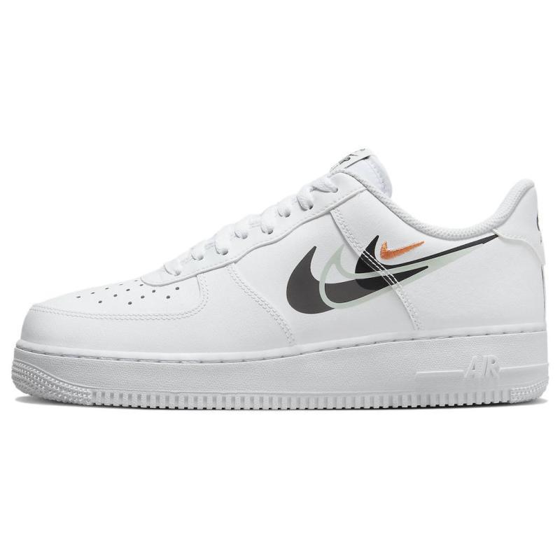 Nike Air Force 1 Low "Multi Swoosh" White Black Sneakers FN7807-100