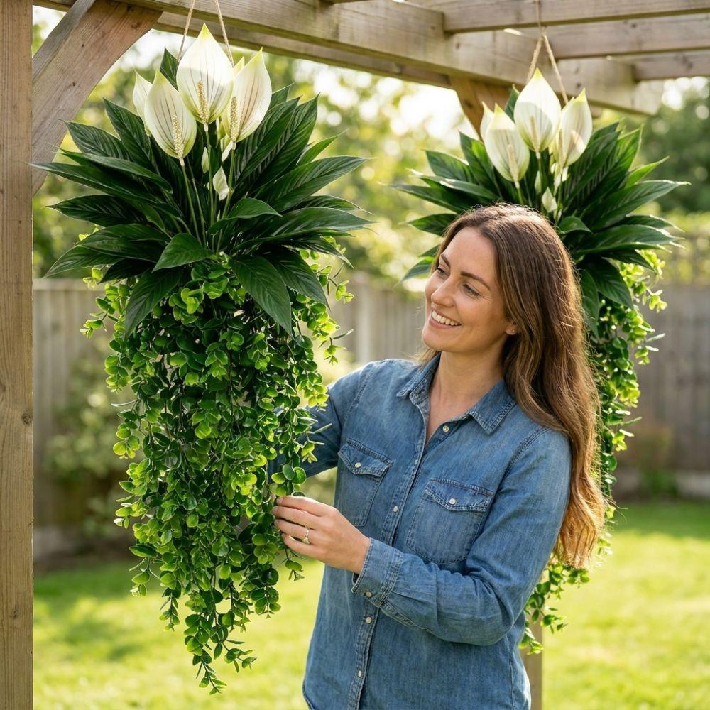 Anti-fade Eucalyptus Wall Vine Set Simulated Ceiling Fake Greenery Living Room