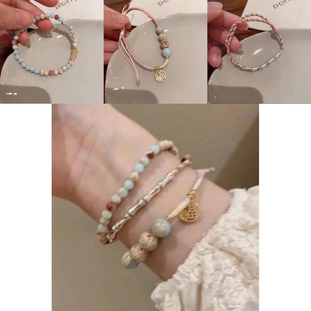 Elegant Bamboo Weave Bracelet For Women Fashionable And Versatile Spring 2024 Trend