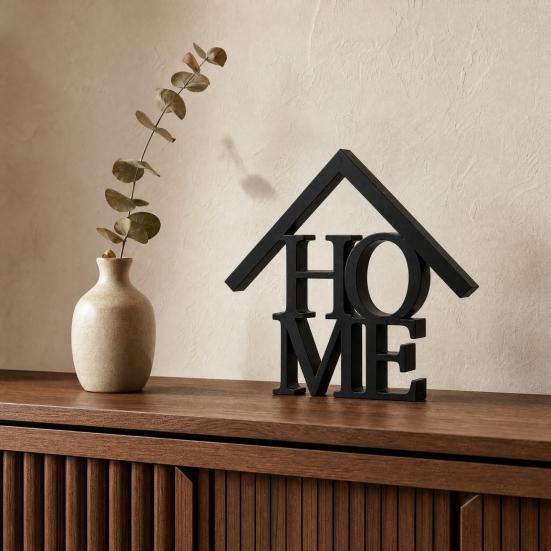 Letrero de Mesa para el Hogar Impreso en 3D, Letrero de Letras Moderno Independiente para el Hogar, Letrero Decorativo de Palabras para Mesa, Regalo de Inauguración para Casa Nueva
