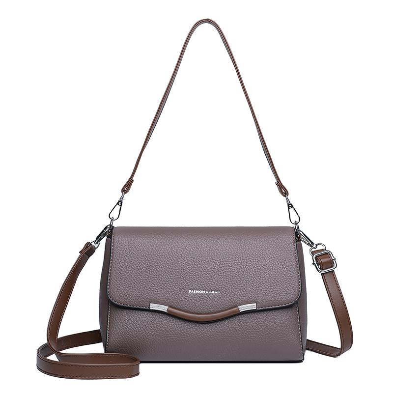 Damentasche Tasche für die Mutter mittleren Alters Schultertasche Weiches Leder Umhängetasche