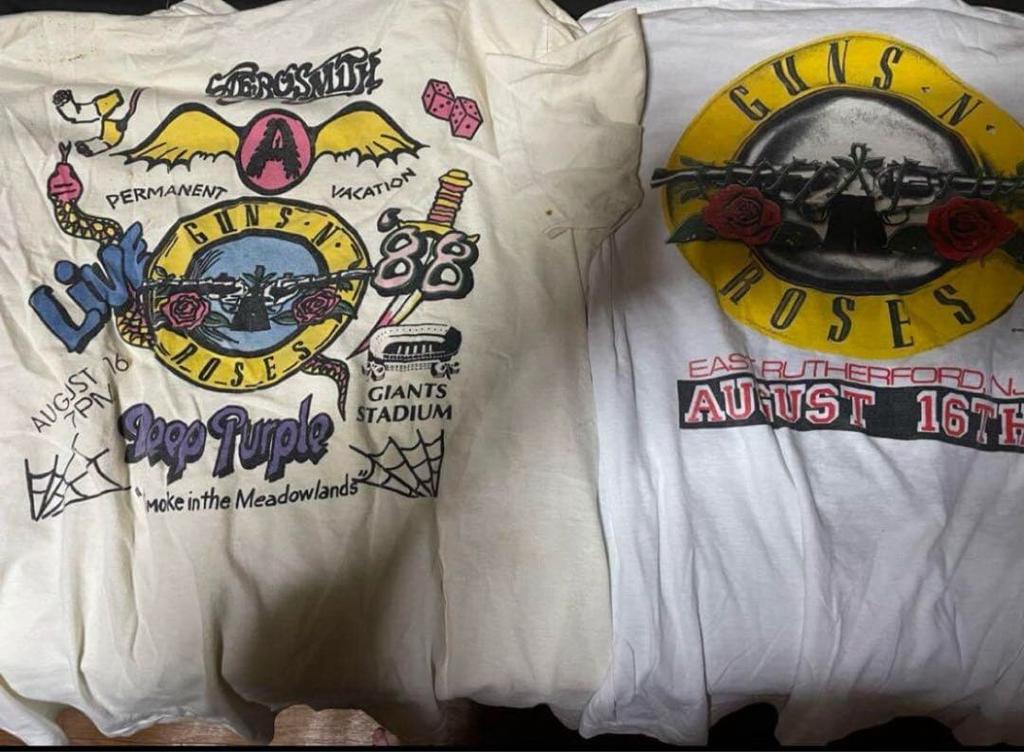 [USED] Vintage Guns N Roses 89 T-shirt featuring Kimutaku and Tsuyoshi Noguchi